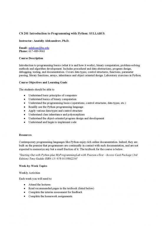 picture1_Python Pdf 183528 | Cs201 C1 Spring 2017