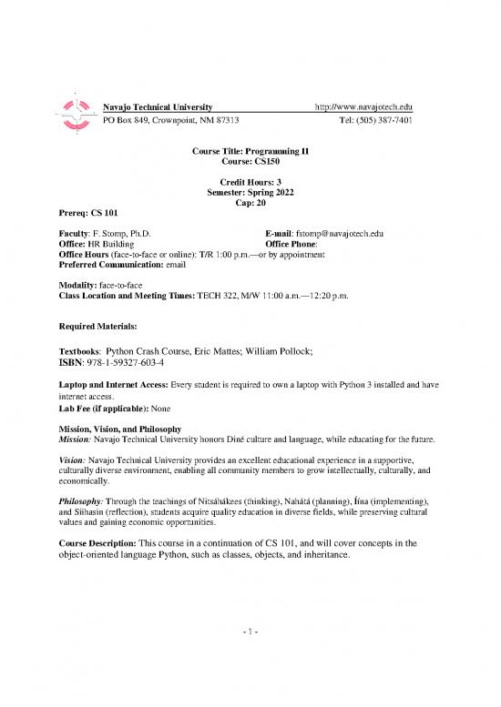 picture Python Pdf 182937 | Cs 150 1 Programming Ii