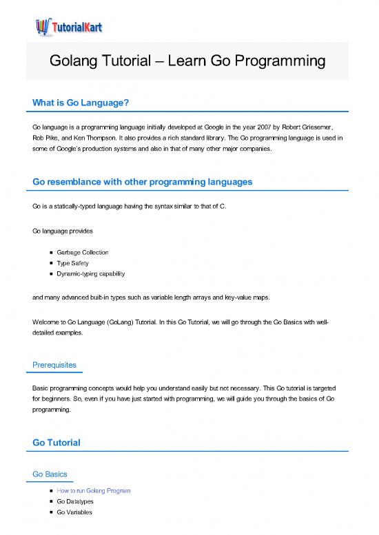 picture Programming Pdf 184622 | Golang Tutorial