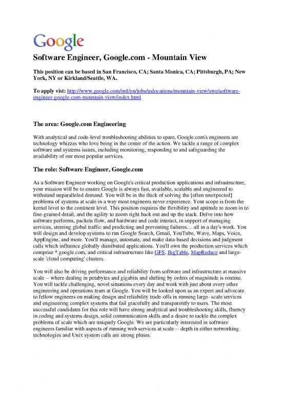 picture1_Software Engineer Pdf 184562 | Google Software Engineer Aug 27 2010