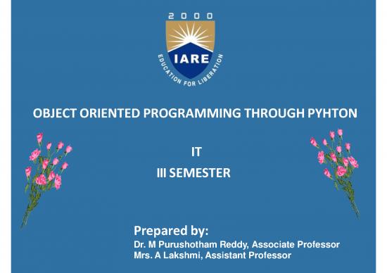 picture1_Python Pdf 185223 | Iare Oops Ppts
