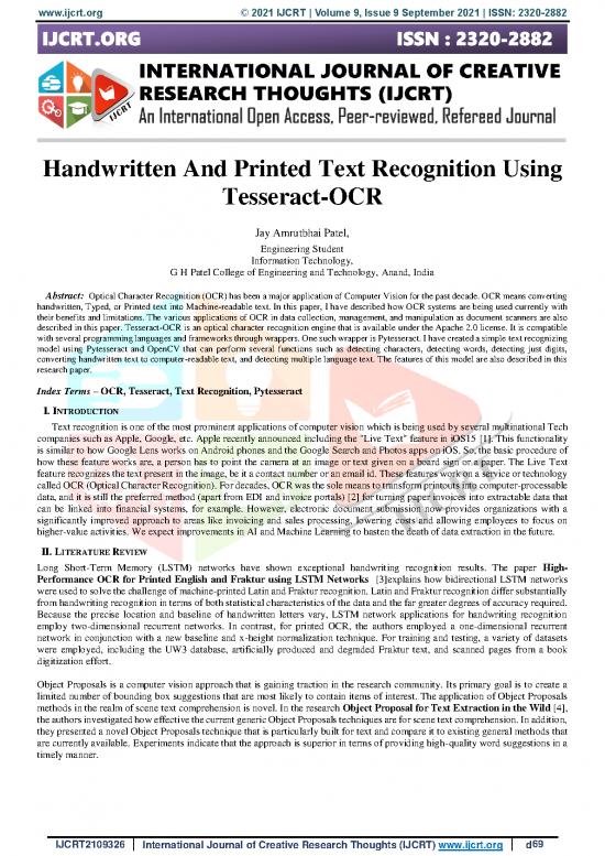 picture1_Programming Pdf 183122 | Ijcrt2109326