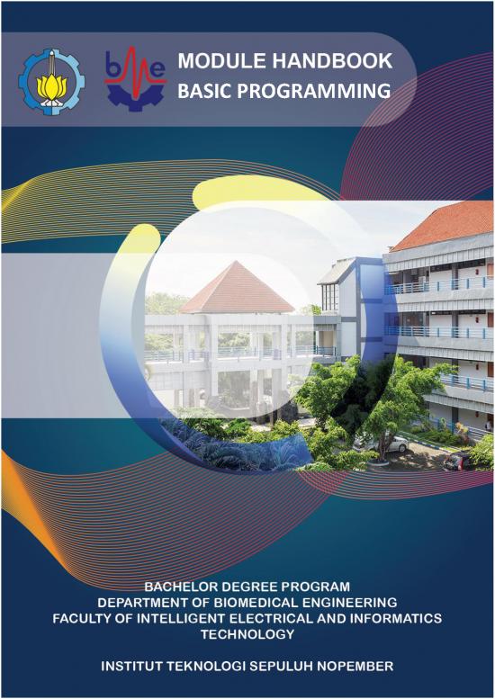 picture Programming Pdf 182902 | In Eng Module Handbook Ew184102 Basic Programming 1