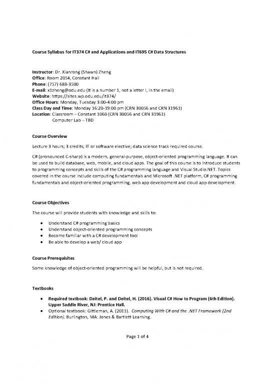 picture_Programming Pdf 183420 | It374 And It695 Course Syllabus V2