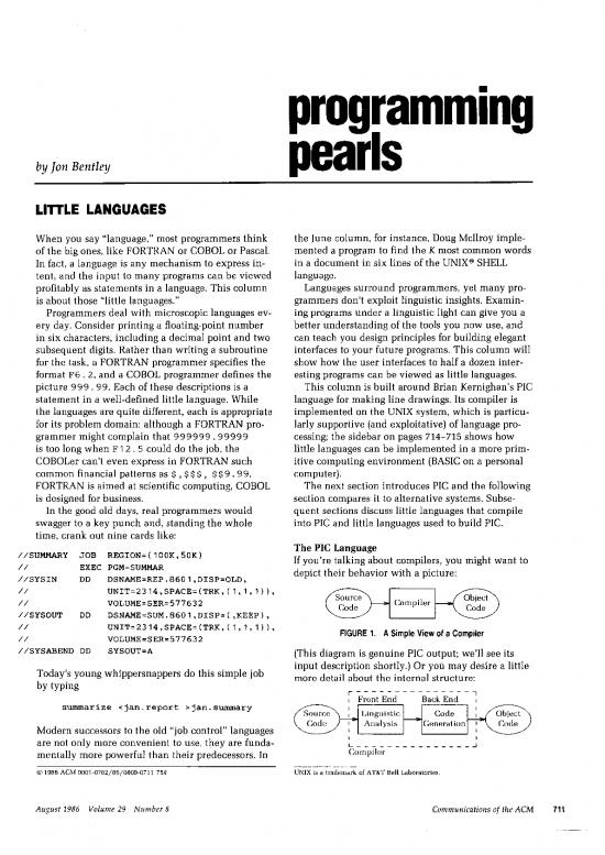 picture Programming Pdf 184138 | Little Languages