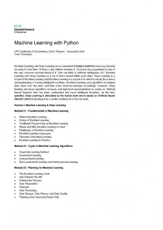 picture Machine Learning Using Python Pdf 183241 | Machine Learning Python V1