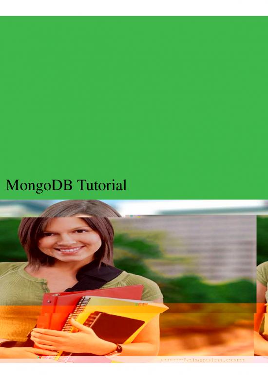 picture_Tutorial Pdf 183319 | Mongodb Tutorial