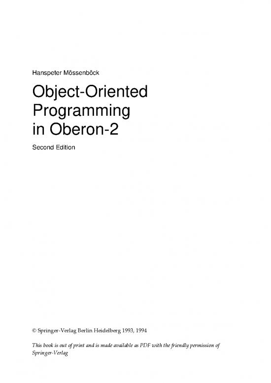 picture Programming Pdf 183425 | Oberon2