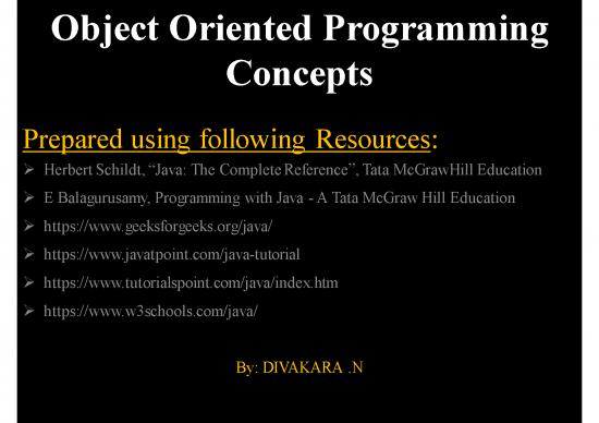 Programming Pdf 183287 | Object Oriented Programming Using Java Oops ...