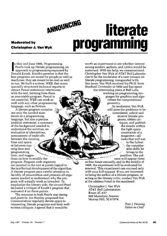 picture Programming Pdf 184294 | P583 Van Wyk