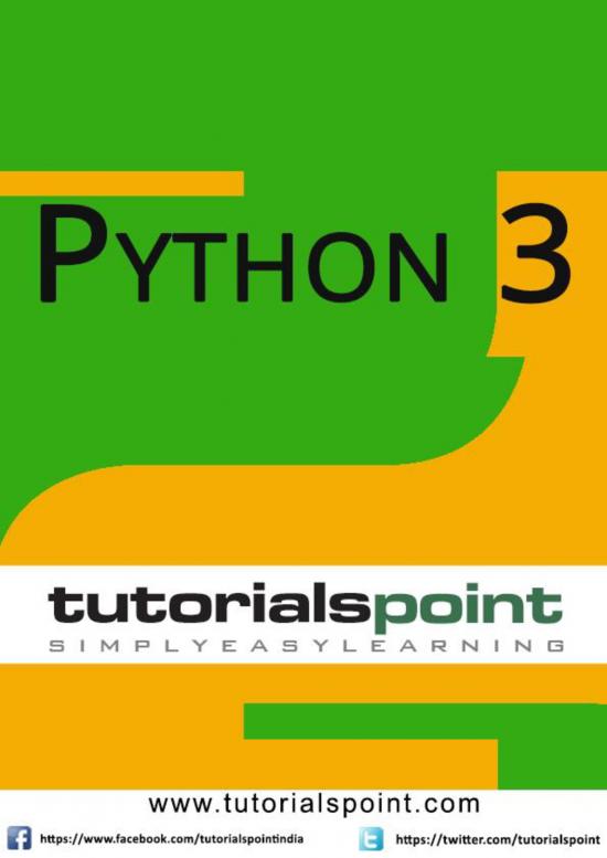 picture Python Pdf 182999 | Python3 Tutorial