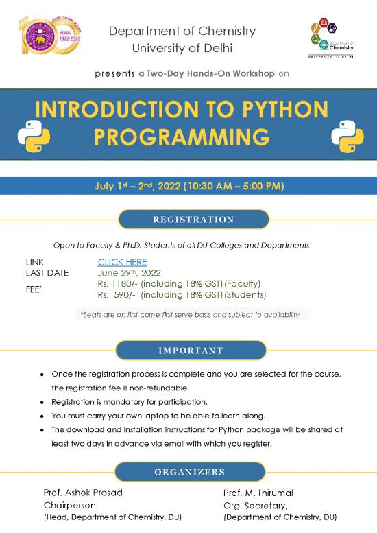 picture Python Pdf 183863 | Python Workshop Flyer July22