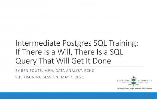 picture Sql Tutorialspoint Pdf 184533 | Rchc Intermediate Postgres Sql Training 5 7 21