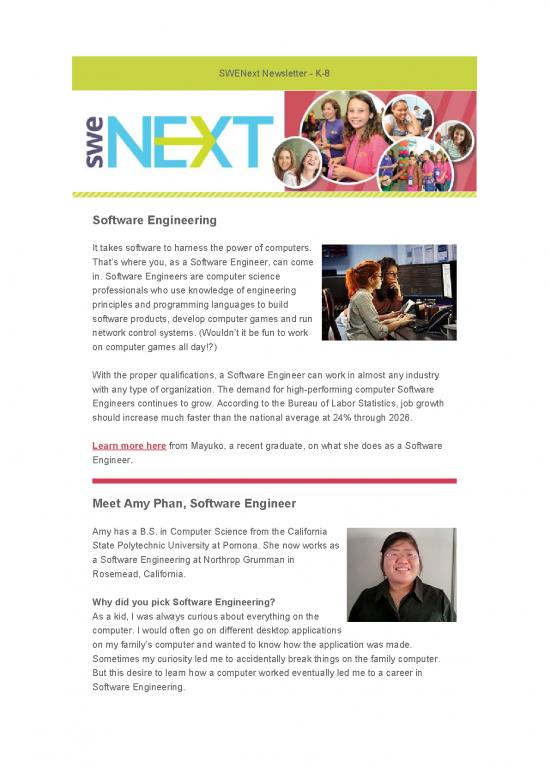 picture Programming Pdf 183450 | Swenext Newsletter K 8 19
