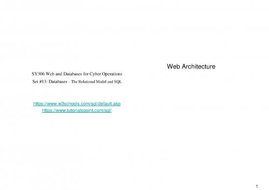 picture Sql Tutorialspoint Pdf 184665 | Sy306 Set13 Relationalmodel