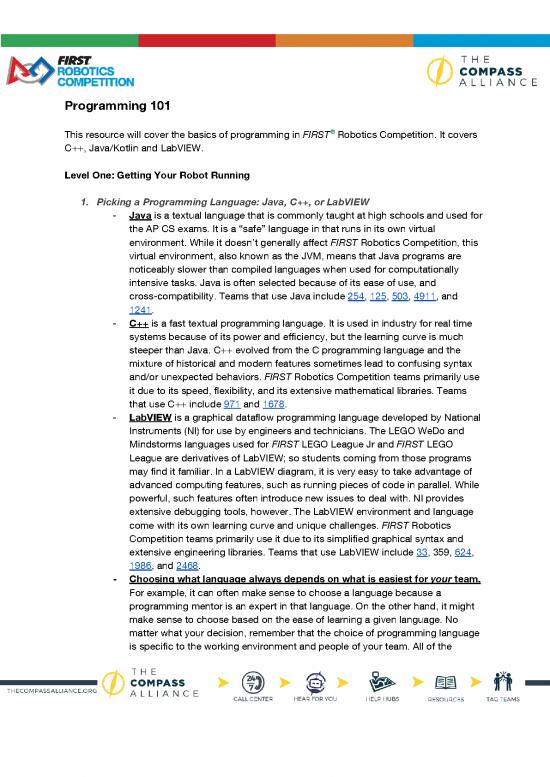picture Programming Pdf 182866 | Tca Programming