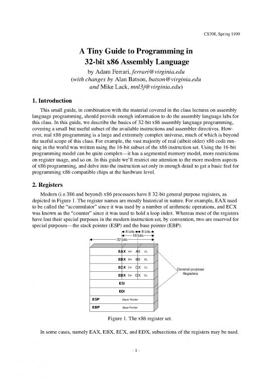 picture_Programming Pdf 184271 | Tiny Guide To X86 Assembly
