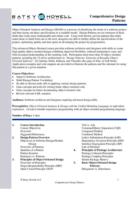 picture Design Patterns Pdf 184221 | Umlpat