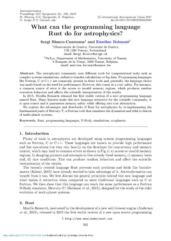 picture_Programming Pdf 184237 | What Can The Programming Language Rust Do For Astrophysics