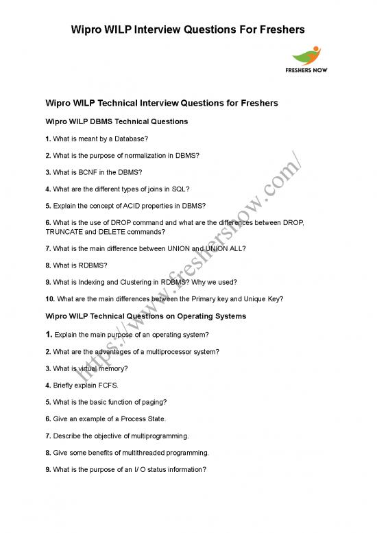 picture1_Wipro Wilp Interview Q A For Freshers