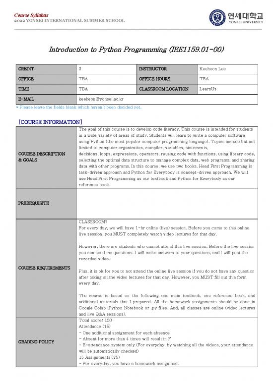 picture Python Pdf 182924 | Yonsei Introduction To Python Programming