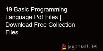 picture 19 Basic Programming Language Pdf Files | Download Free Collection Files