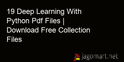 picture 19 Deep Learning With Python Pdf Files | Download Free Collection Files