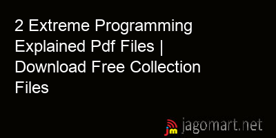 picture 2 Extreme Programming Explained Pdf Files | Download Free Collection Files