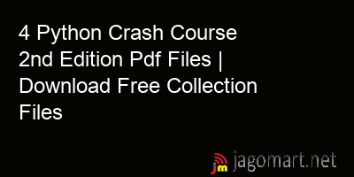 picture 4 Python Crash Course 2nd Edition Pdf Files | Download Free Collection Files