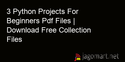 picture 3 Python Projects For Beginners Pdf Files | Download Free Collection Files