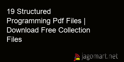 picture 19 Structured Programming Pdf Files | Download Free Collection Files