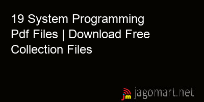 picture 19 System Programming Pdf Files | Download Free Collection Files