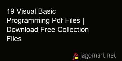 picture 19 Visual Basic Programming Pdf Files | Download Free Collection Files