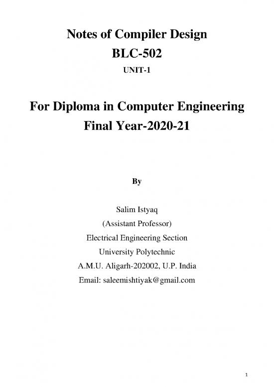 picture Compiler Design Pdf 186656 | 100016032