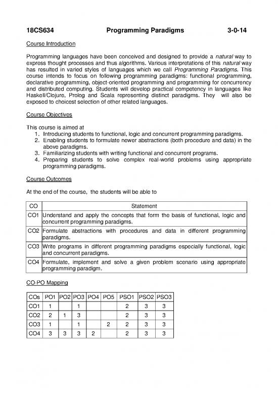 picture Object Oriented Programming Pdf 186540 | 18cs634 Programming Paradigms