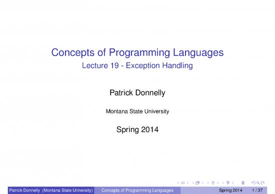 picture Concepts Of Programming Languages Pdf 186948 | 19 Exceptionhandling