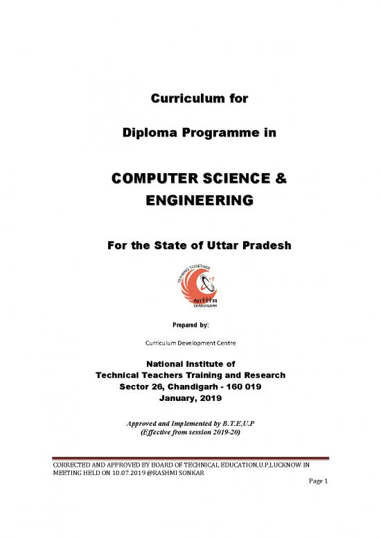 picture1_Computer Science Curriculum Pdf 186306 | 355 Nittr Nsqf Based Syllabus