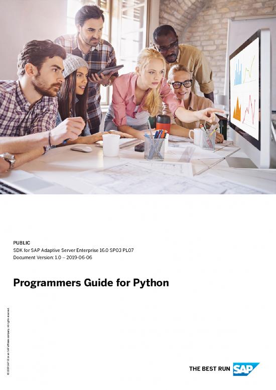 picture Python Pdf 186497 | Adaptive Server Enterprise Programmers Guide For Python En