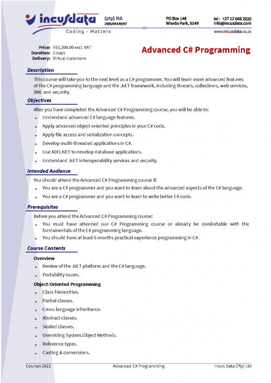 picture Programming Pdf 185547 | Advanced Csharp Programming Course