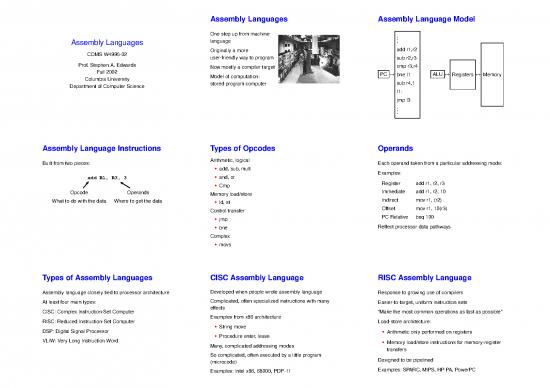 picture_Computer Languages Pdf 186020 | Assembl9up
