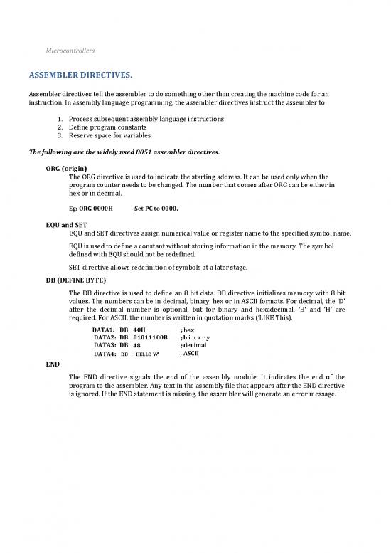 picture1_Programming Pdf 185506 | Assembler Directives Unitii