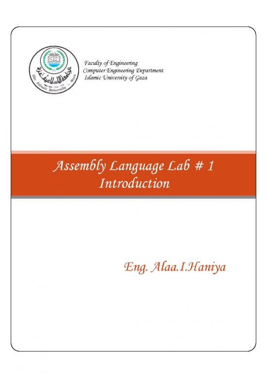 picture1_Assembly Language Pdf 185630 | Assembly Language Lab1