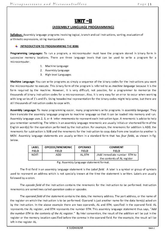 picture Programming Pdf 185564 | Assembly Language Programming1