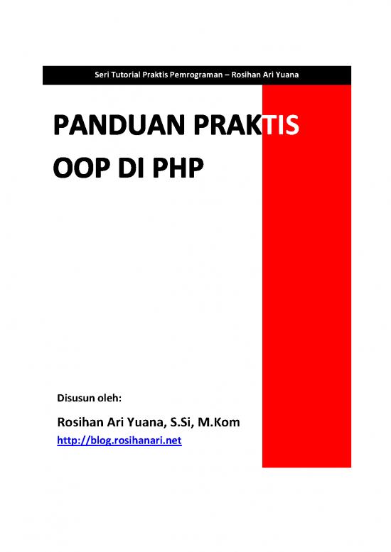 picture_Oop Pdf 186443 | Belajar Oop Php Mysql