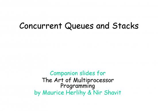 picture The Art Of Multiprocessor Programming Pdf 187275 | Chapter 10