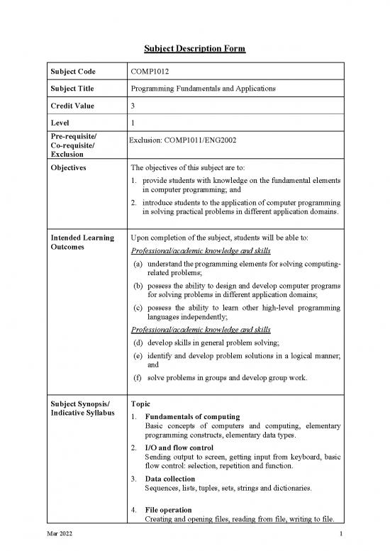 picture1_Programming Pdf 185959 | Comp1012