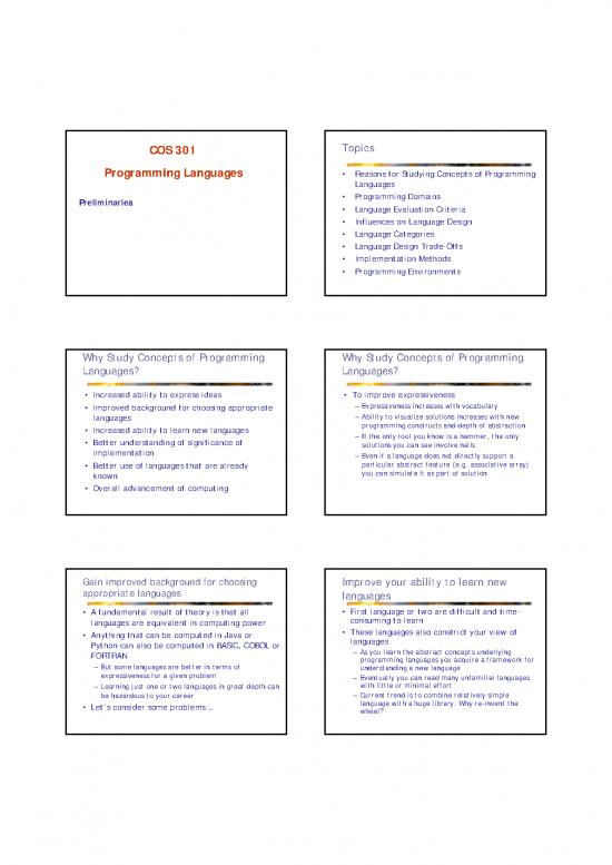 picture Concepts Of Programming Languages Pdf 187848 | Cos301 1