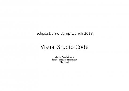 picture1_Software Engineer Pdf 185679 | Democamp18zurich Vscode