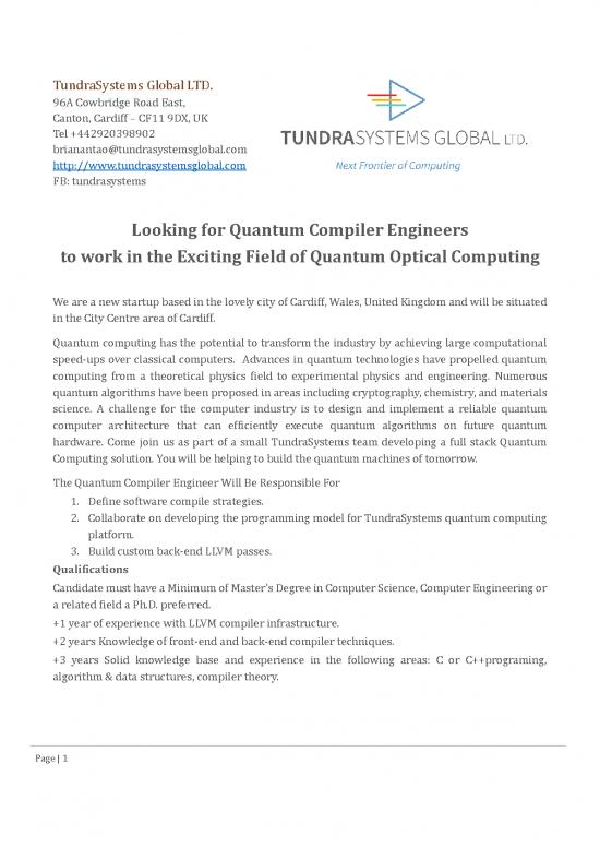 picture1_Computer Science Thesis Pdf 187393 | Flyer Tsgl Compiler