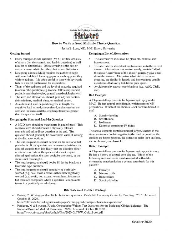 picture_How To Write A Good Mcq